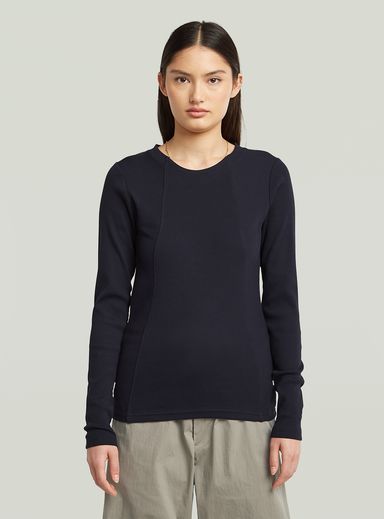 Camiseta A-Line Slim Rib